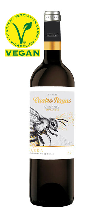 Vino Rosso "Cuatro Rayas Tempranillo Ecológico Vegano"