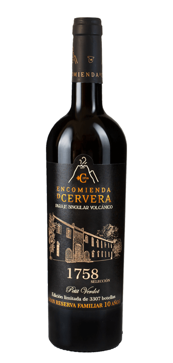 Vino Rosso "1758 Selección Petit Verdot 10 Años"