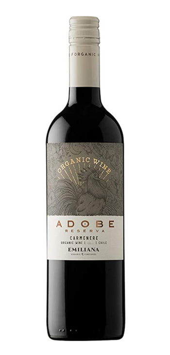 Vino Rosso "Adobe Reserva Emiliana Organic Vineyards Carmenere"
