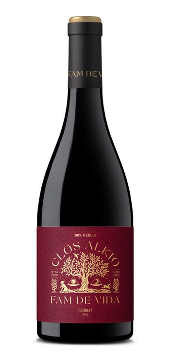 Vino Rosso "Clos Alkio Fam de Vida Merlot"