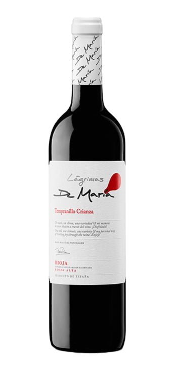 Vino Rosso "Lágrimas de María Crianza"